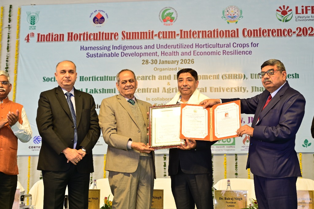 4th Indian Horticulture Summit — Stage Ceremony